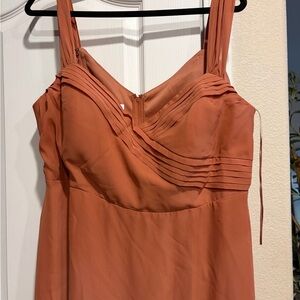 Birdy Grey Rust Orange Maxi Dress